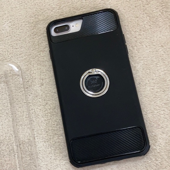 Other - 360°Ring Case iPhone 8 Plus, 7 Plus & 6 Plus Black